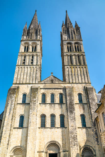 The Saint Etienne Abbey Church in Caen, France The Saint Etienne Abbey Church in Caen - Normandy, France saint étienne photos stock pictures, royalty-free photos & images