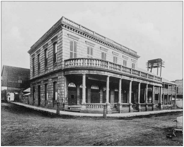 istock Antique historical photographs from the US Navy and Army: Post Office, Honolulu, Hawaii 1075014708