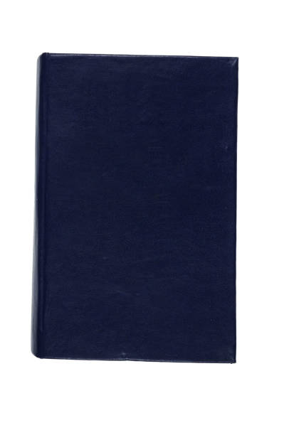 istock The book is dark blue isolated on a white background. 1075048162