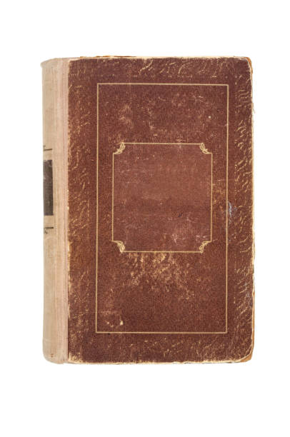 istock Brown book isolated on white background. 1075048174