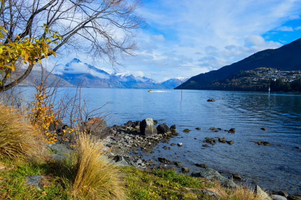istock Lake View with Mountains in the Background 1075065110