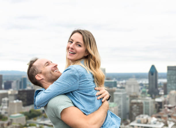 istock A nice Happy couple enjoy Montreal landscape 1075073684