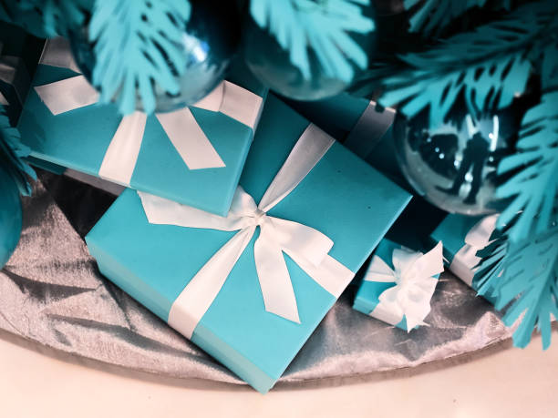 istock Shot of a group of boxes with presents 1075078434