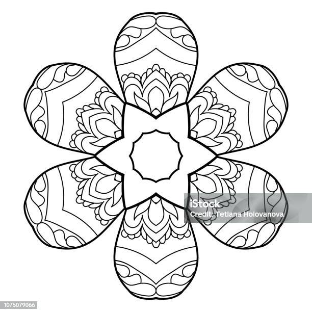 Coloring Page With Cute Owl And Floral Frame Stock Illustration - Download Image Now - Abstract, Animal, Book