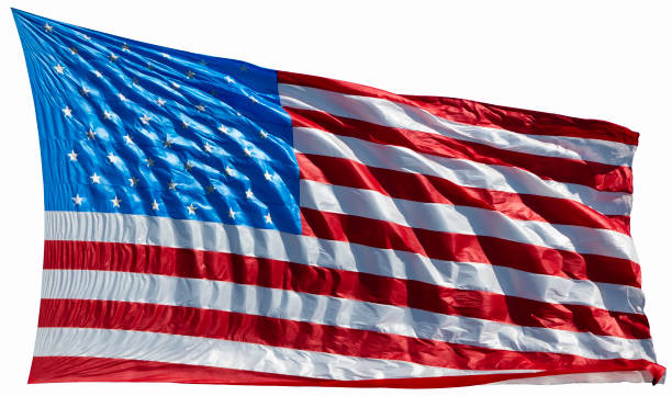 istock Large American Flag Flying. 1075079636