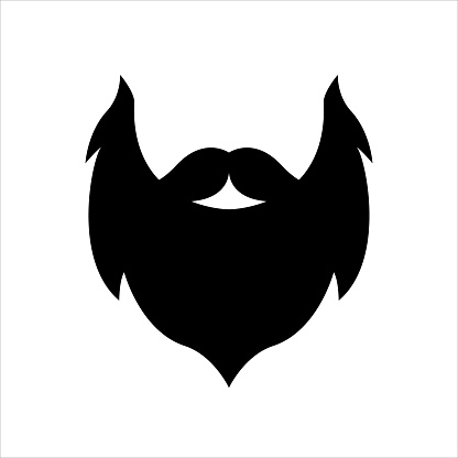 Beard vector stock photo
