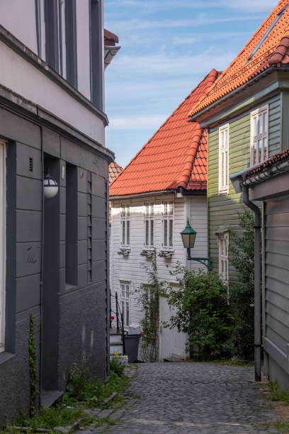istock Back Alley in Bergen, Norway 1075098910
