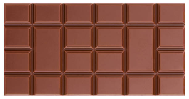 istock Milk chocolate bar isolated on white background  with clipping path 1075114028
