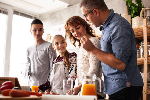 istock Family in the kitchen 1075114874