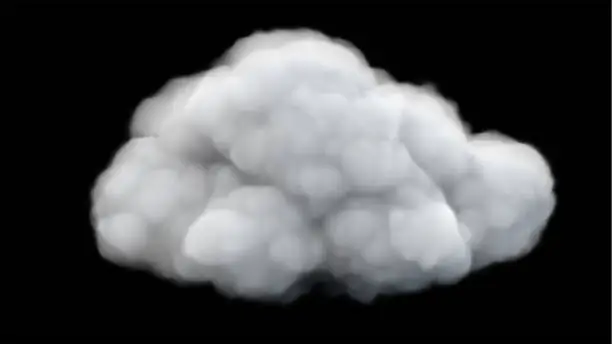 Photo of Cloud design isolated