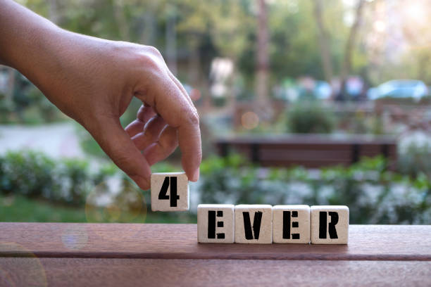istock FOREVER Concept with Hand and alphabet blocks 1075157166