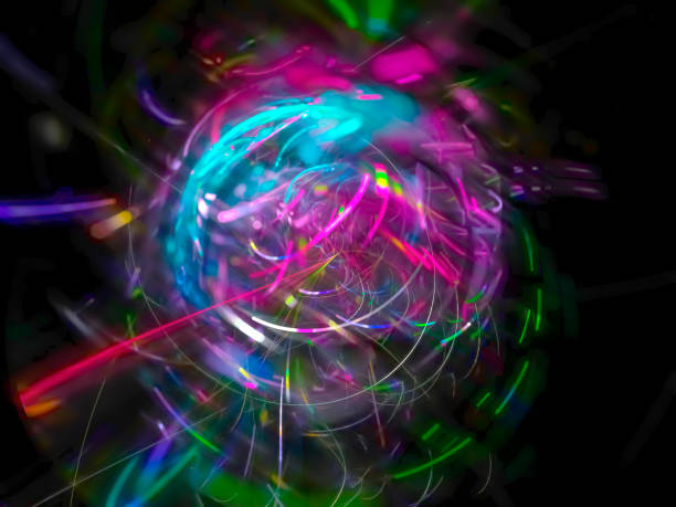 istock abstract fractal digital design beautiful, disco, party 1075170960