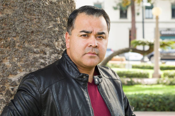 istock Headshot Portrait of Handsom Hispanic Man 1075203054
