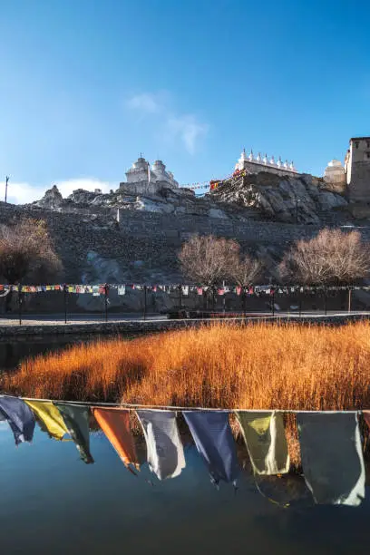 View of landscape at Leh Ladakh District ,Norther part of India