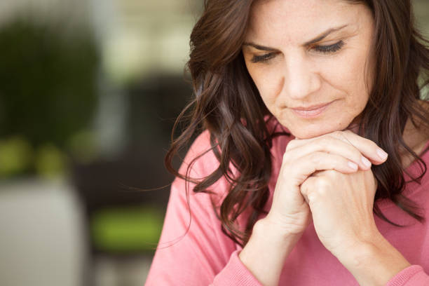 istock Depressed middle age woman. 1075285112