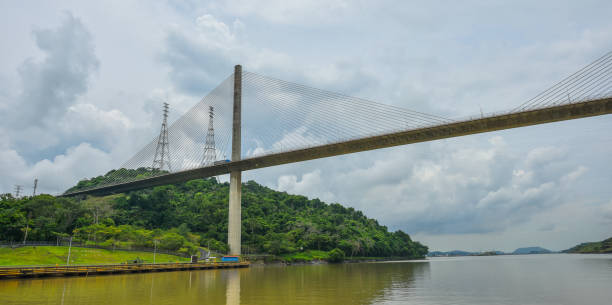 istock Centennial Bridge, Puente Centenario, crossing the Panama Canal. 1075294396
