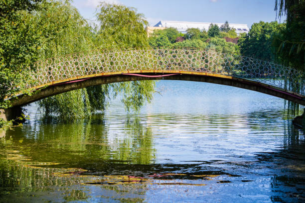 Bridge in Tineretului Park, Bucharest, Romania