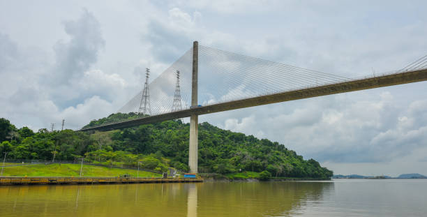 istock Centennial Bridge, Puente Centenario, crossing the Panama Canal. 1075296438