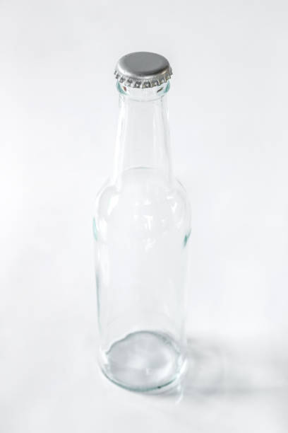 istock bottle glass on white background. 1075299208