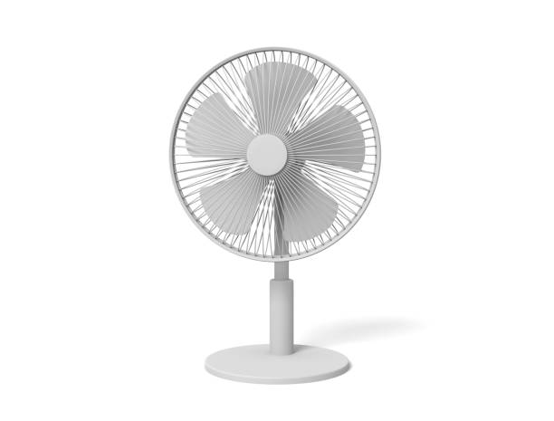 Electric fan 3d illustration electric fan stock pictures, royalty-free photos & images