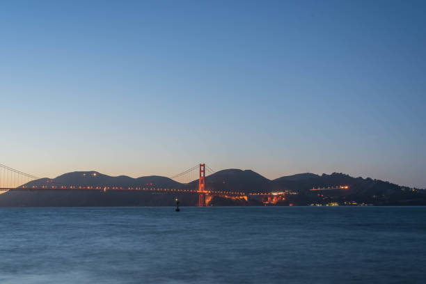 istock Sundown view of Golden Gate Bridge 1075336364