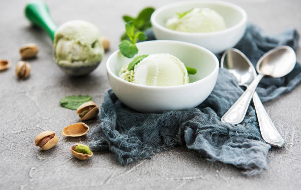 istock pistachio ice cream and mint 1075345058