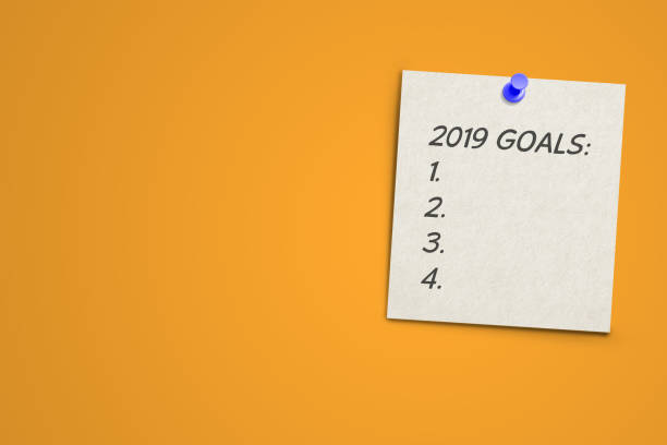 istock new year 2019 concept, 2019 goals list 1075345806