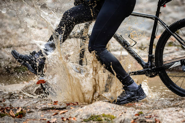 istock Mountain Bike Creek Crossing 1075365284