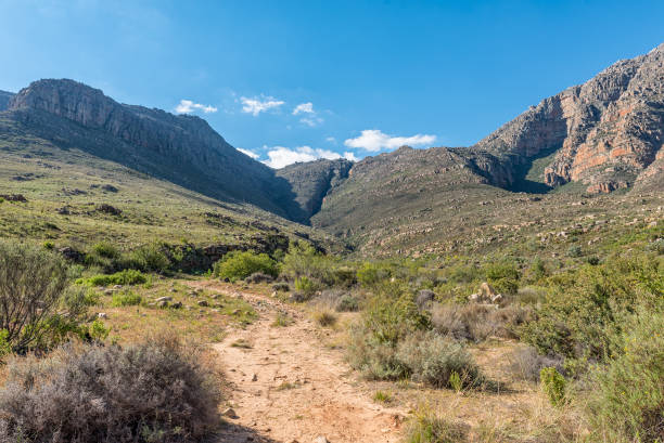 istock Trail to the Middelberg Waterfall at Algeria 1075371096