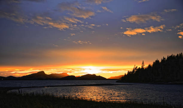 istock Sunset in Golf du BIC autumn 1075384860