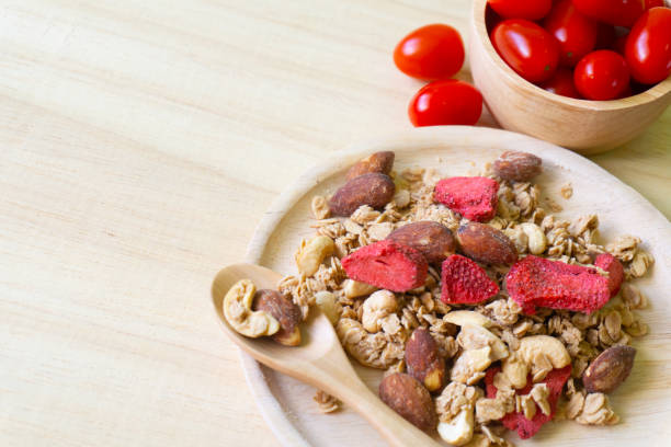 istock healthy food on wood background 1075392526