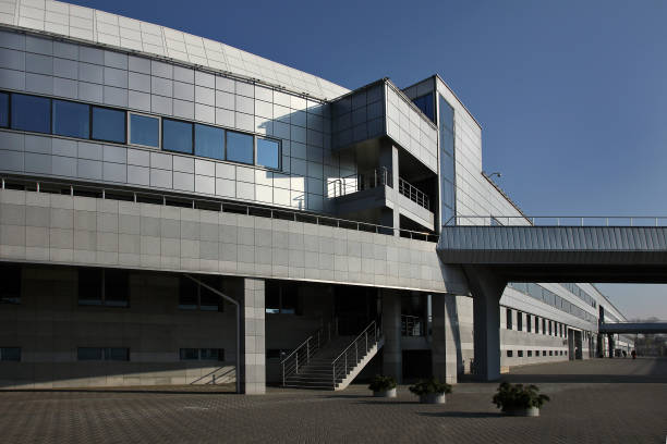 istock Exterior of industrial building. 1075402390