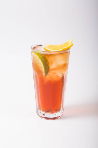 istock Alcohol cocktail drink on a white background 1075407640