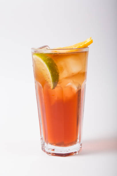 istock Alcohol cocktail drink on a white background 1075407910
