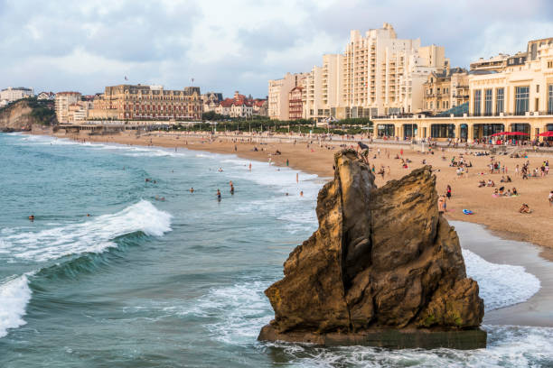 istock Biarritz beach, France 1075410598