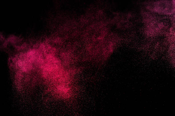 istock Abstract red and pink paint Holi. 1075427428