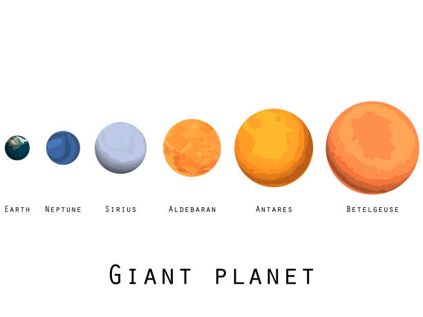istock Giant planet. Planets and stars of the universe. Major planets 1075427638