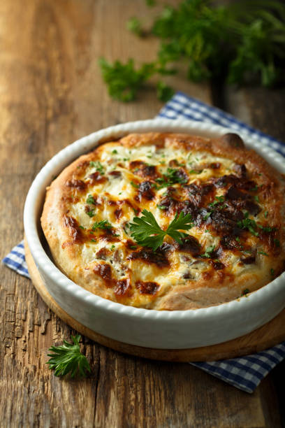 istock Homemade mushroom pie 1075428026
