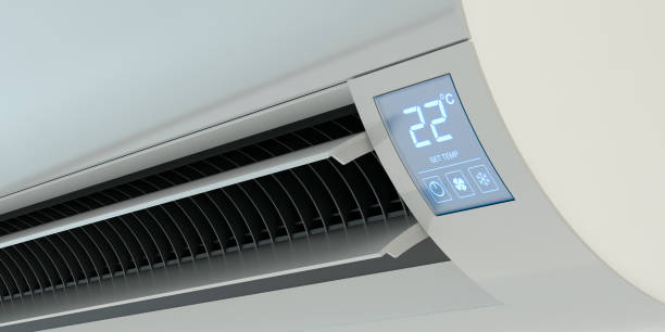 istock Close up of air conditioner 1075473090
