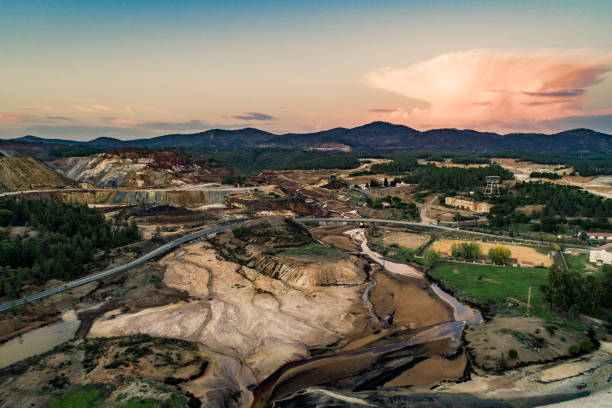 istock Open pit mines in Rio Tinto Huelva Spain 1075484692