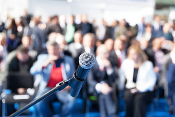 istock Business presentation or corporate conference 1075492716