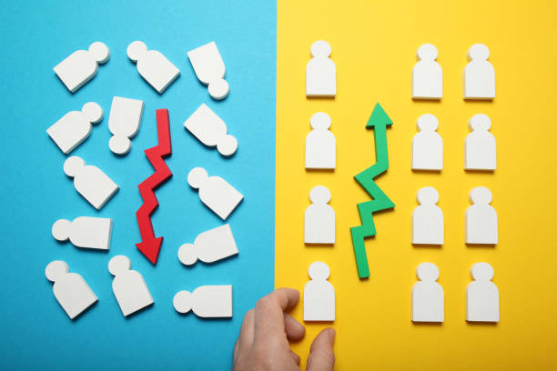istock Chaos and order choice. Business communication 1075493376