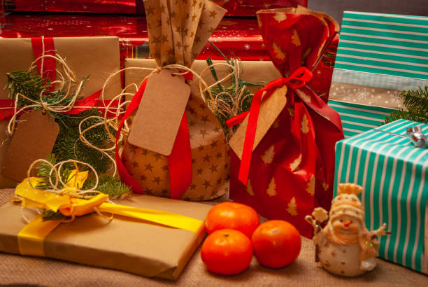 istock A collection of Christmas gift with decoration 1075505212
