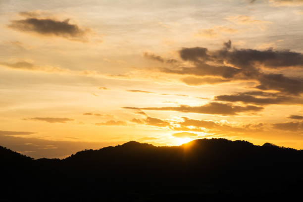 istock Landscape Mountain with sky at sunset 1075506046