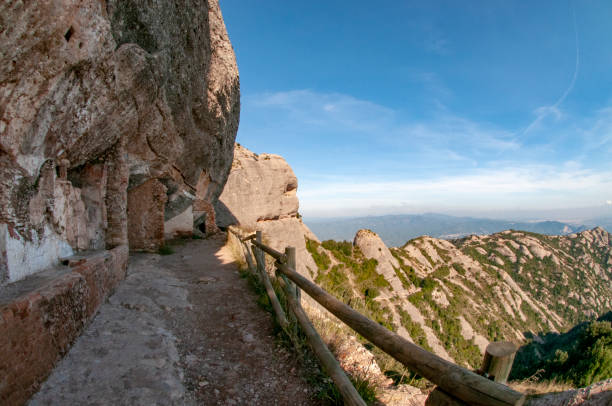 istock Rocky path at Montserrat, Spain 1075530426