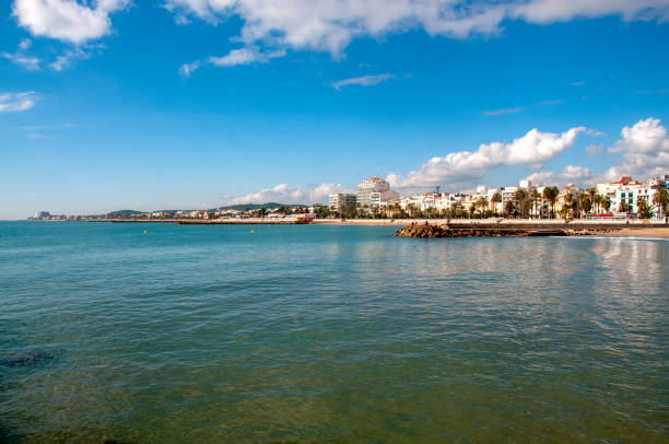 istock Sitges beach in Autumn 1075533904
