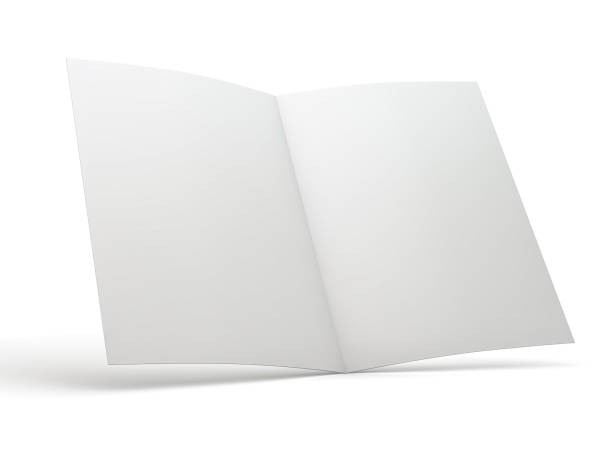 istock Blank Brochure magazine isolated to replace your design. 3D 1075543700
