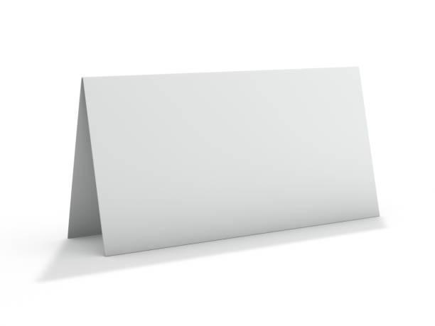 istock Blank portrait mock-up paper. Brochure, magazine, postcard isolated. 3D 1075543830