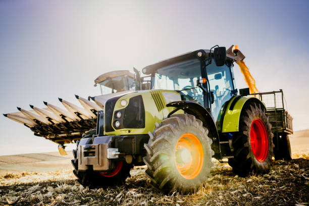 istock Farmer working details. Agriculture industry machinery. 1075548126