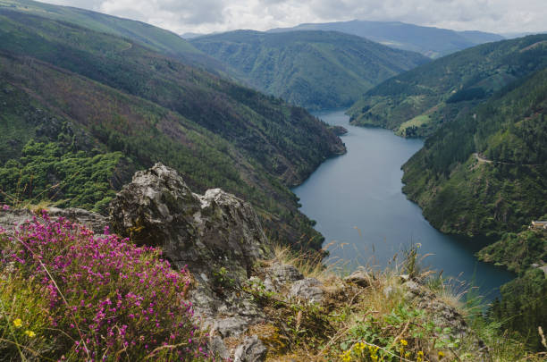 istock Landscape with river surrounded by a mountainous area. 1075551060